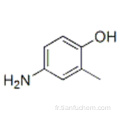 Phénol, 4-amino-2-méthyl- CAS 2835-96-3